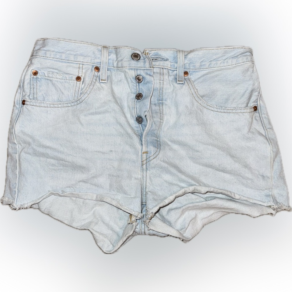 Levi's 501 original Light Blue Jean Shorts
